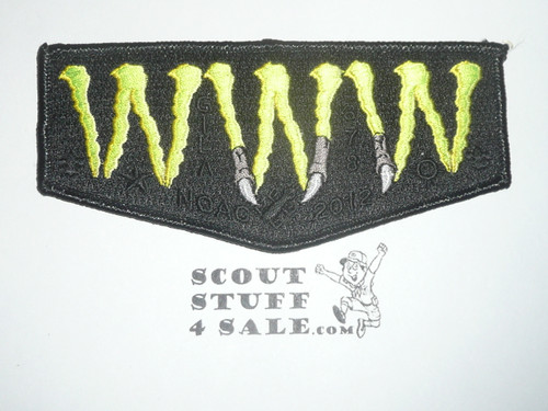 Order of the Arrow Lodge #378 Gila s106 2012 NOAC Flap Patch