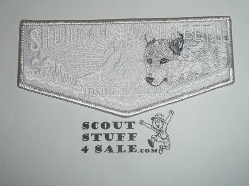 Order of the Arrow Lodge #407 Shunkah Mahneetu Ghost Flap Patch - Boy Scout