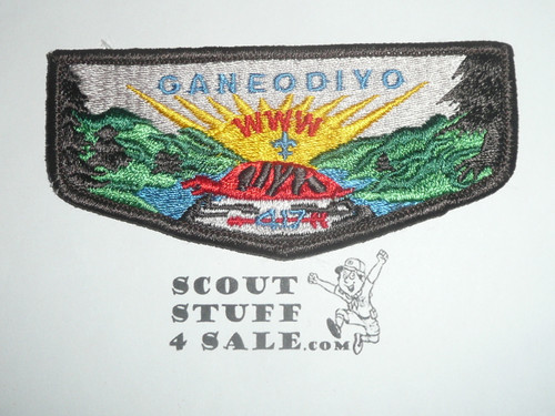 Order of the Arrow Lodge #417 Ganeodiyo s2 Flap Patch - Boy Scout