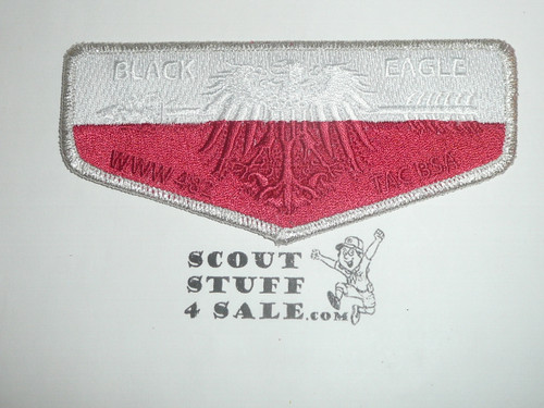 Order of the Arrow Lodge #482 Black Eagle s206 Poland Country Flap Patch