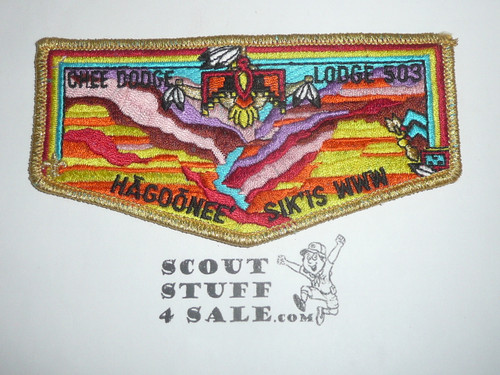 Order of the Arrow Lodge #503 Chee Dodge s13 Death Flap Patch
