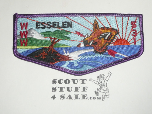 Order of the Arrow Lodge #531 Esselen s18 Flap Patch