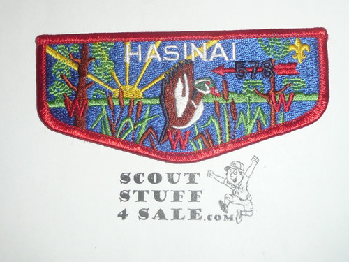 Order of the Arrow Lodge #578 Hasinai s16 Flap Patch