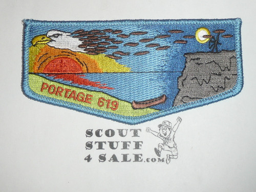 Order of the Arrow Lodge #619 Portage s13 Flap Patch