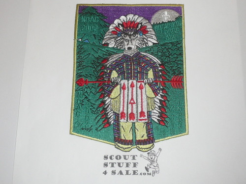 Order of the Arrow Lodge #412 Buckskin 2002 NOAC 2-piece Flap Patch Set