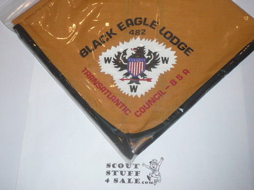Order of the Arrow Lodge #482 Black Eagle n3 Neckerchief