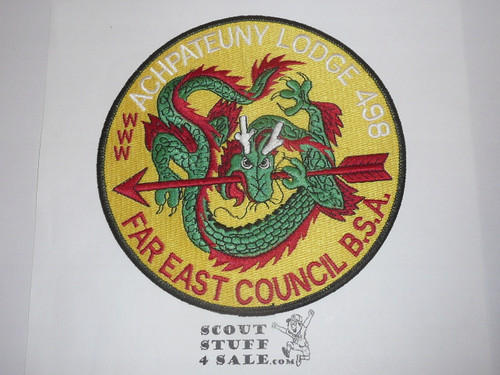 Order of the Arrow Lodge #498 Achpateuny j3 Jacket Patch