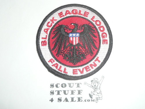 Order of the Arrow Lodge #482 Black Eagle Fall Event Patch
