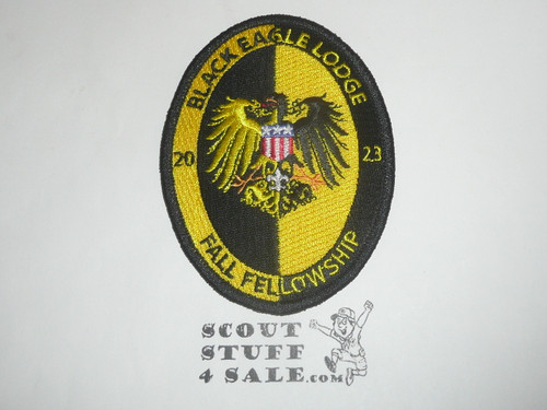 Order of the Arrow Lodge #482 Black Eagle 2023 Fall Fellowship Patch