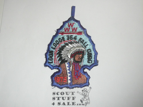 Order of the Arrow Lodge #364 Loon 1973 Fall Event Patch