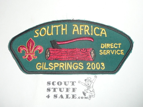 Direct Service Council SOUTH AFRICA GILSPRINGS 2003 ta3 CSP - Scout