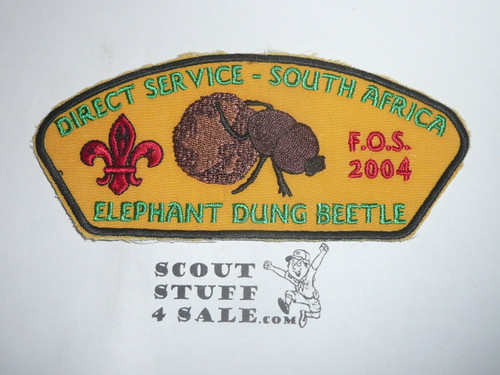 Direct Service Council SOUTH AFRICA Elephant Dung Beetle ta4 CSP - Scout