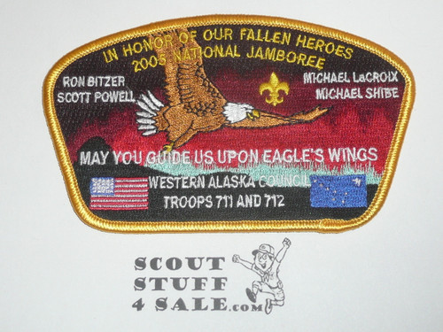 Western Alaska Council 2005 National Jamboree Commemorative CSP for Fallen Heroes