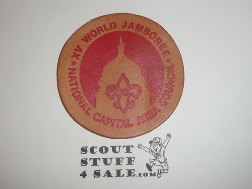 1983 World Jamboree JCP - National Capital Area Council Leather Patch