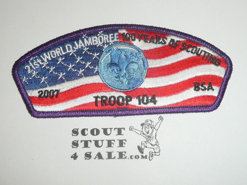 2007 World Jamboree JSP - USA Troop 104 Contingent