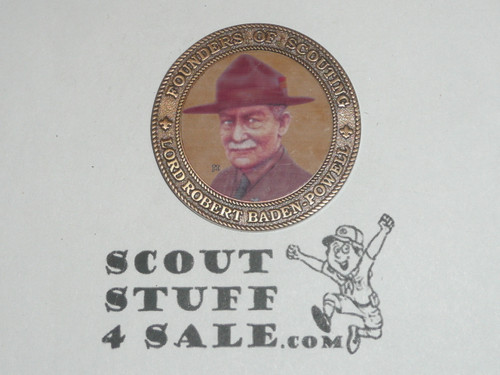 Boy Scout Founders of Scouting Coin / Token, Lord Baden Powell