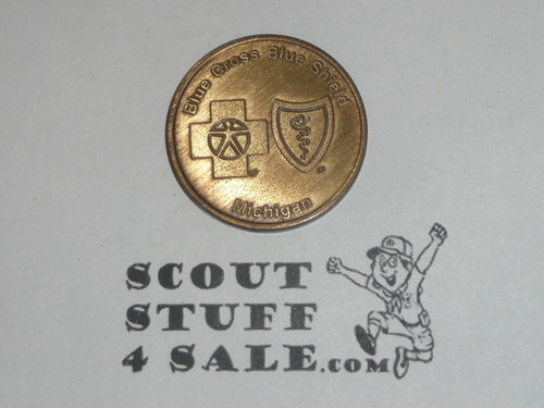 Blue Cross/Blue Shield "Detroit's Best Investment Scouting" Coin / Token