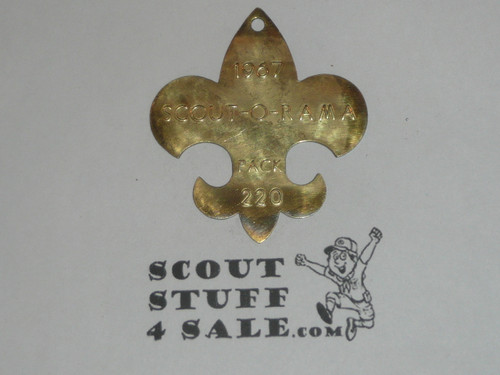 1967 Scout-O-Rama Pack 220 Metal Token