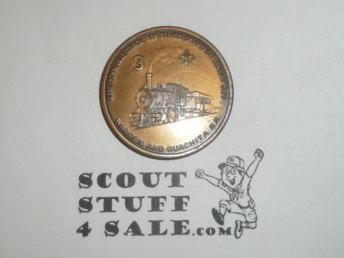 Lake Bonneville Council Warren and Ouachita Railroad Challenge Coin / Token