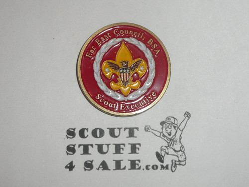 Far East Council Scout Executive Character Counts Challenge Coin / Token