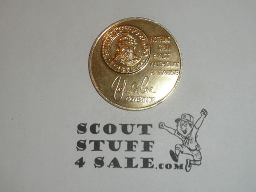 Pikes Peak Council 1969 Boy Power Award Coin / Token, Gold