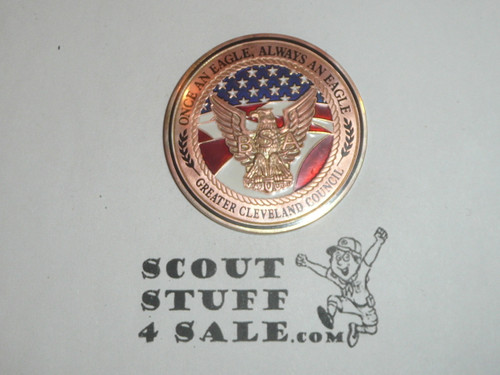 Greater Cleveland Council BSA 100th Anniversary Eagle Scout Challenge Coin / Token