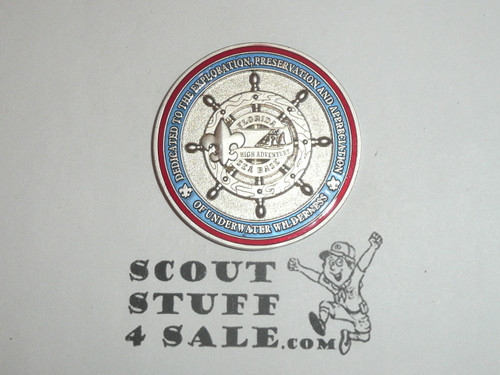 Florida Boy Scout Sea Base Challenge Coin / Token