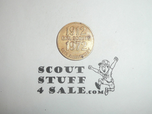 Girl Scout of the USA 1972 60th Anniversary Coin / Token
