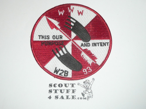Section W2B Order of the Arrow Conclave Patch, 1993