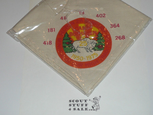 1975 Order of the Arrow Area 2-A Conference Neckerchief, Camp Boyhaven