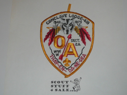 1979 Order of the Arrow Section 2-A Conclave Patch, Thay-En-Da-Ne-Gea Host