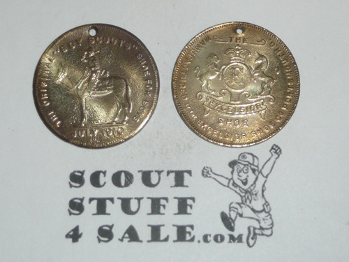 Excelsior Shoe Company Teens Boy Scout Coin / Token , Version 1 in very good Condition, litely worn