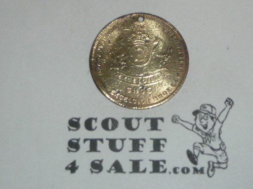 Excelsior Shoe Company Teens Boy Scout Coin / Token , Version 1 in worn Condition