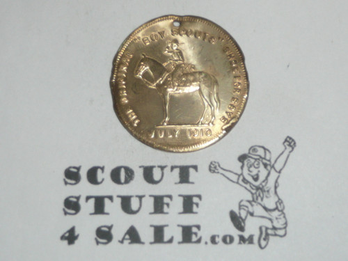 Excelsior Shoe Company Teens Boy Scout Coin / Token , Version 2 in very good condition but dinged at the edges