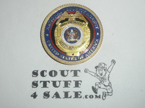 National Security Agency NSA Special Agent, Department of Defense, Challenge Coin / Token