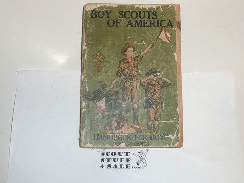 1924 Boy Scout Handbook, Second Edition, Thirtieth Printing, some spine and cover wear #4
