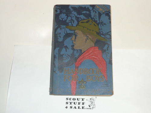 1927 Boy Scout Handbook, Third Edition, Third Printing, Norman Rockwell Cover, MINT condition