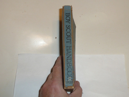 1928 Boy Scout Handbook, Third Edition, Sixth Printing, Norman Rockwell Cover, Good Used Condition