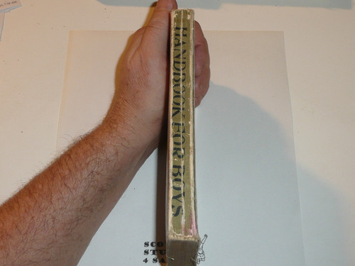 1922 Boy Scout Handbook, Second Edition, Twenty-fifth Printing, spine and cover wear #3