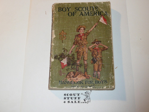 1923 Boy Scout Handbook, Second Edition, Twenty-ninth Printing, lite spine and cover wear #2