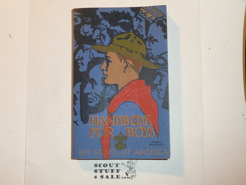 1935 Boy Scout Handbook, Third Edition, Twenty-second Printing, Norman Rockwell Cover, MINT Condition