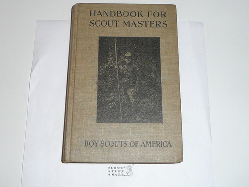 1919 Handbook For Scout Masters, First Edition, Ninth Printing, MINT Condition