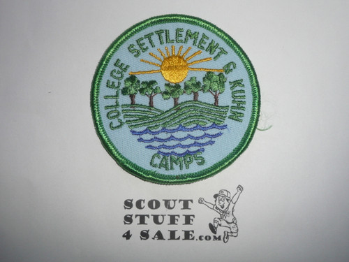 College Settlement and Kuhn Camps Patch