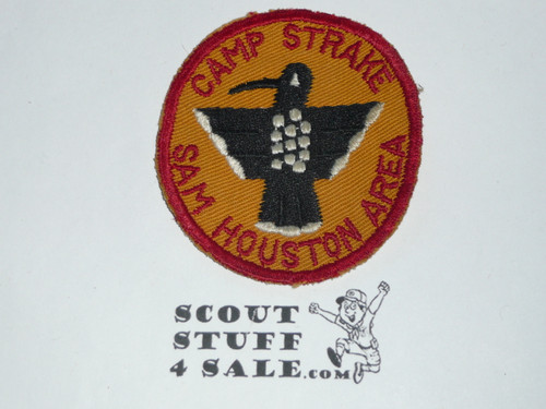 Camp Strake c/e Patch, orange twill