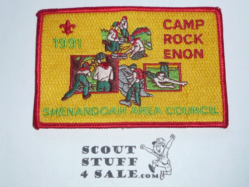 Camp Rock Enon Patch, 1991, Shenandoah Area Council