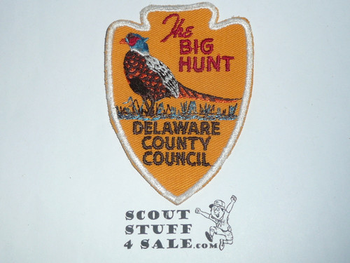The Big Hunt Patch, Delaware County Council, c/e twill