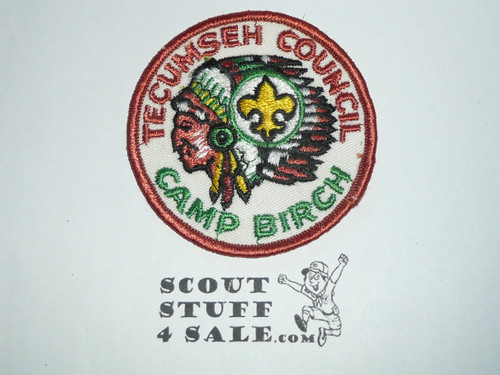 Camp Birch Patch, Tecumseh Council, r/e twill