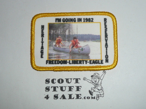 Heritage Reservation Patch, Allegheny Trails Council, 1982 I'm Going