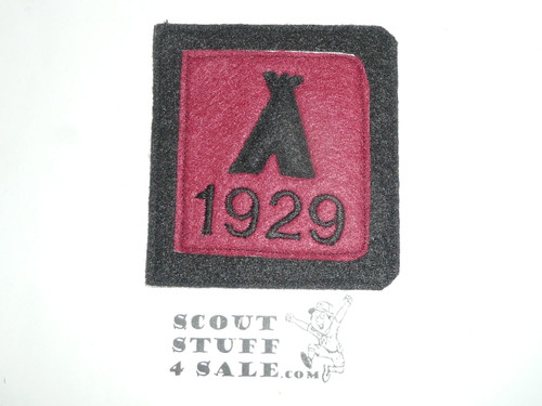 Camp Denton Felt Patch, Sir William Johnson Council, 1929