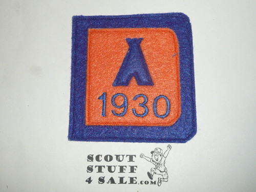 Camp Denton Felt Patch, Sir William Johnson Council, 1930